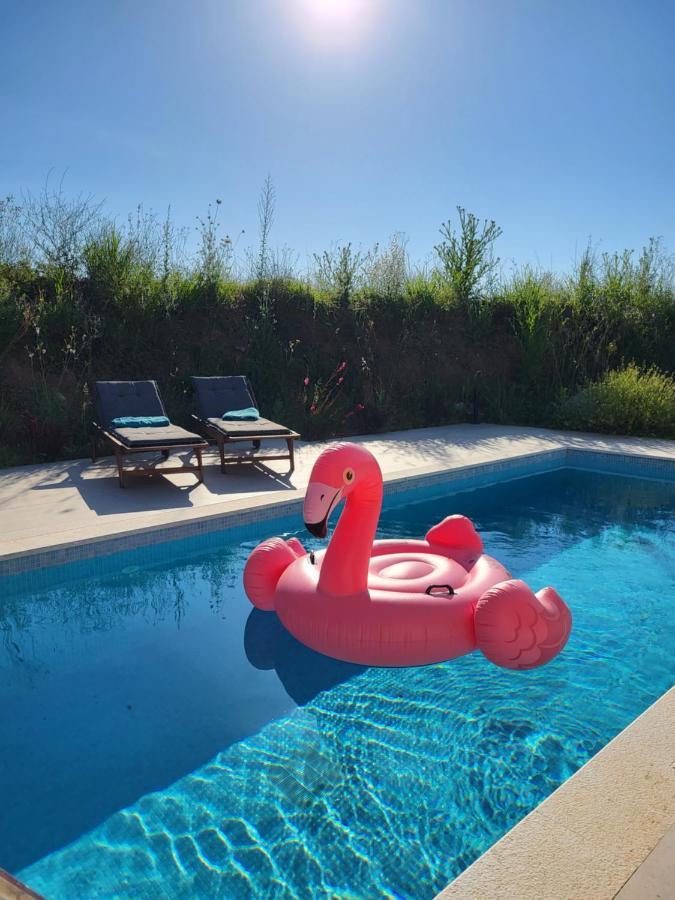 Casa O' - Neues Ferienhaus mit großer Terrasse und privatem Swimmingpool Skala Potamia  Exterior foto